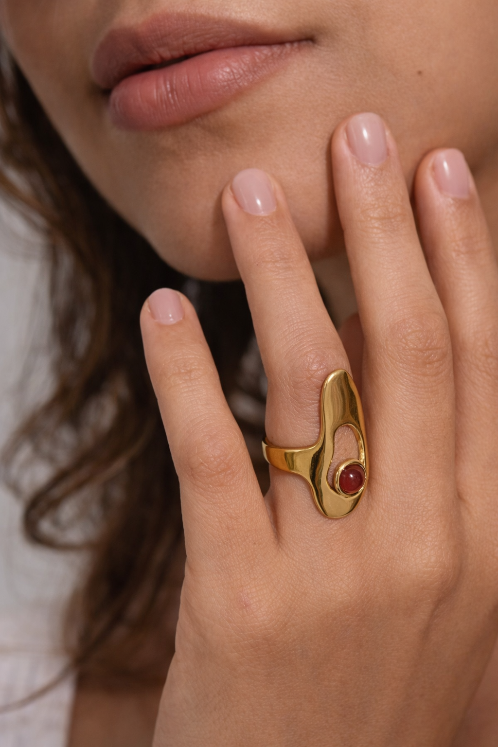 Agata Love Ring