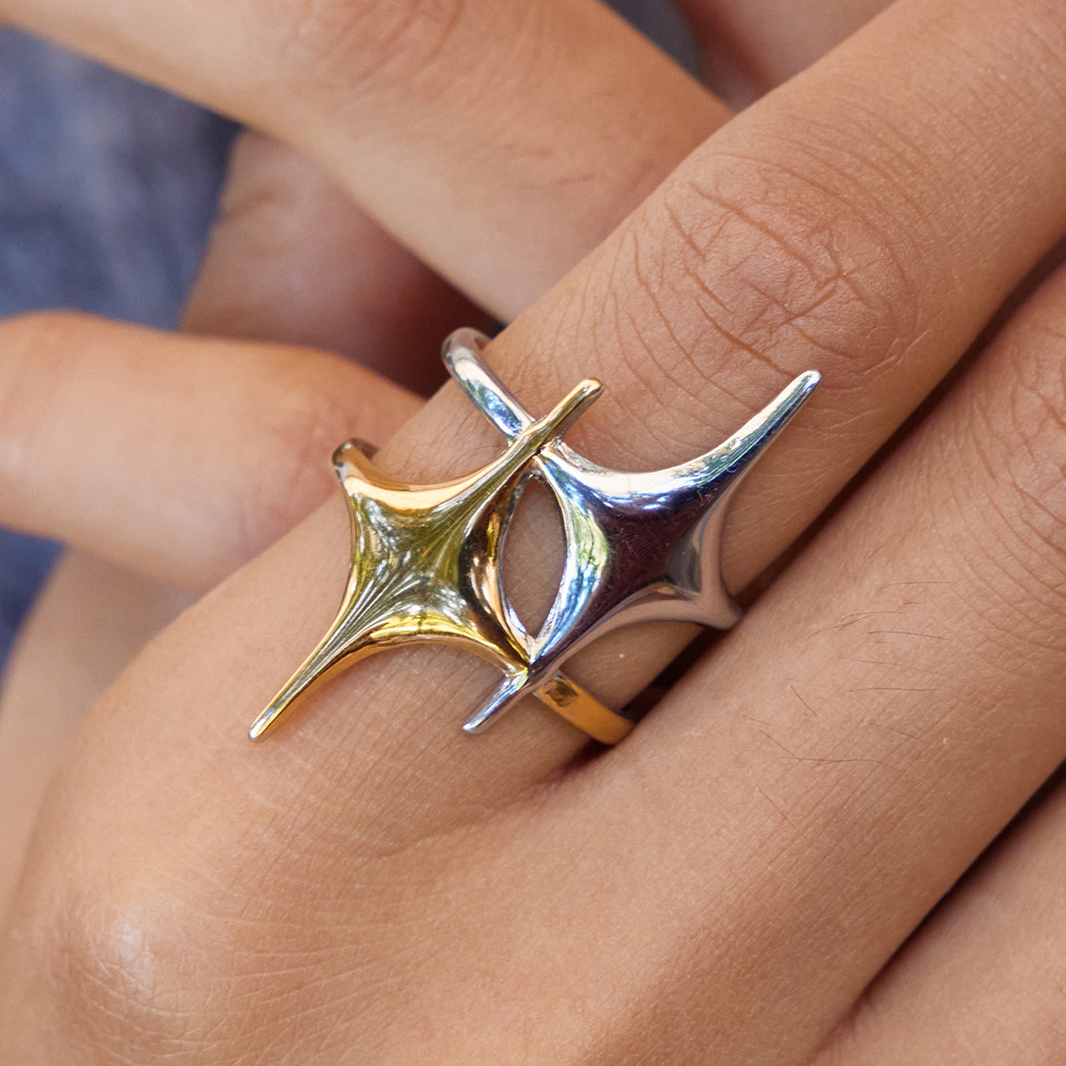 Hollow Open Ring